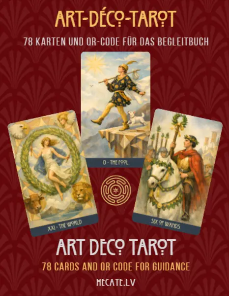 Art Deco Tarot – 78-Card Tarot Deck with Guidebook box