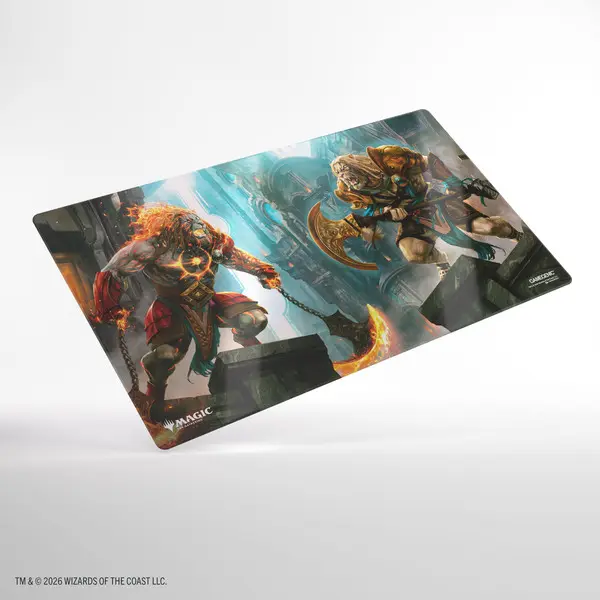Magic: The Gathering | Reality Fracture Shiny Playmat - Ajani, Path of Vengeance/Ajani, Counterattack Leader box