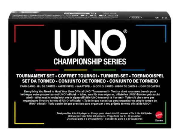 UNO Championship Series Tournament Set box