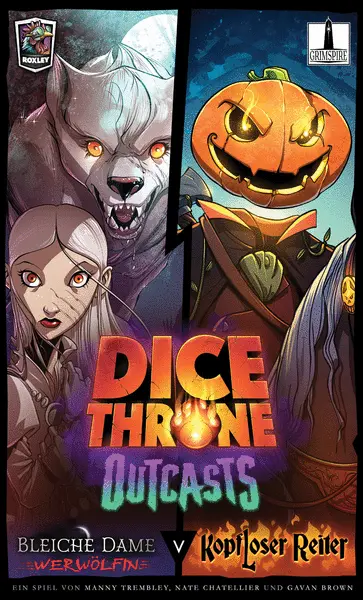 Dice Throne Outcasts: Bleiche Dame vs. Kopfloser Reiter box