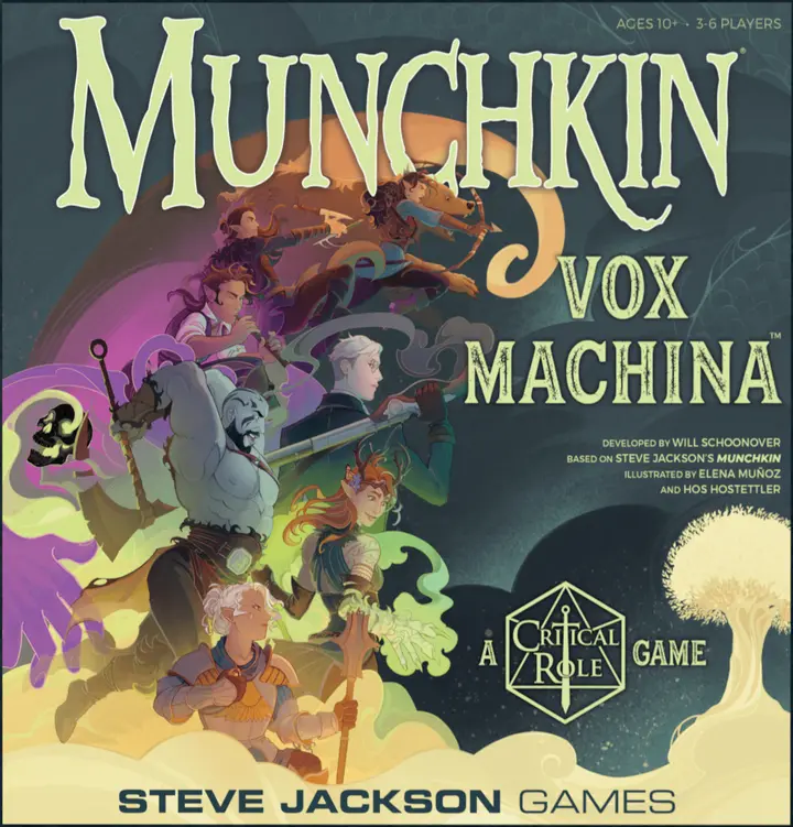 Munchkin: Vox Machina – A Critical Role Game box