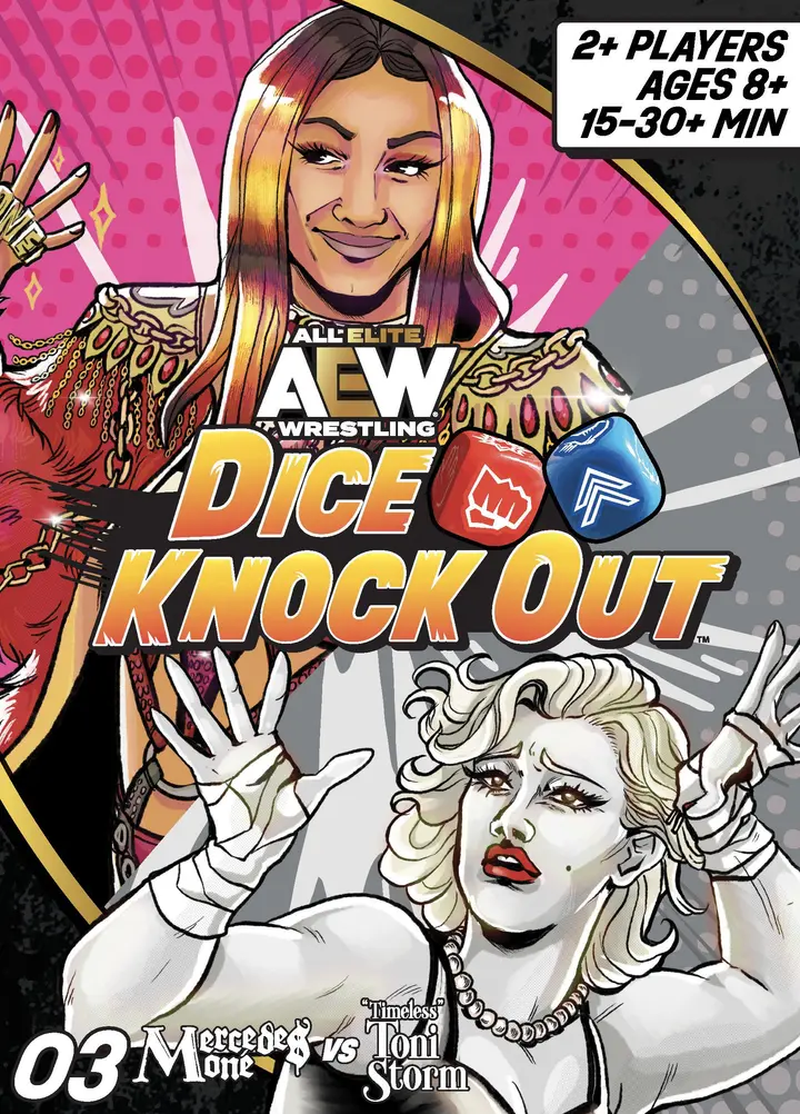 AEW Dice Knock Out: Set 03 – Mercedes Mone vs "Timeless" Toni Storm box