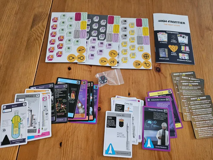 High Frontier 4 All - The Right Stuff box