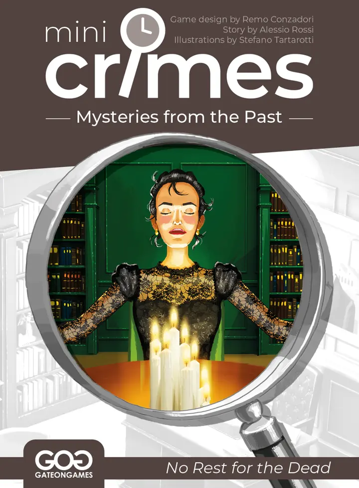 Mini Crimes: Mysteries from the Past – No Rest for the Dead box