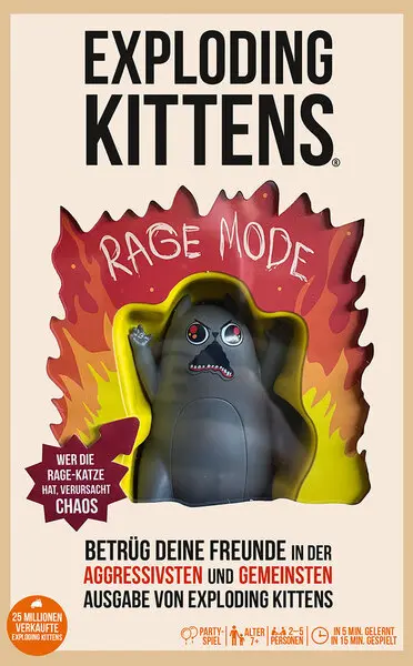 Exploding Kittens: Rage Mode box