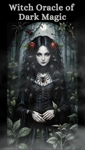 Witch Oracle of Dark Magic – 66-Card Gothic Oracle Deck box