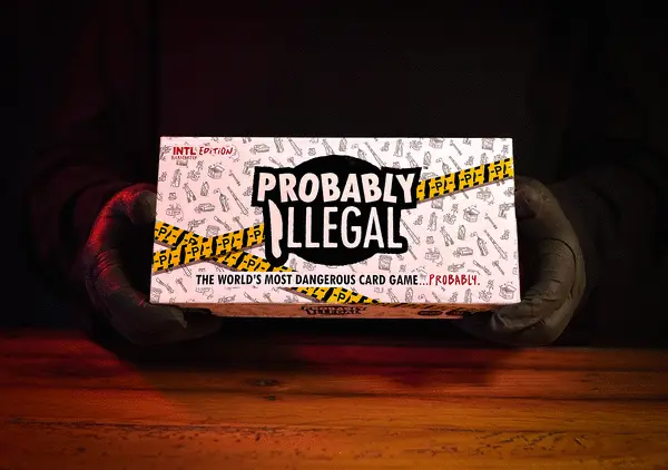 Probably Illegal - The World's Most Dangerous Card Game... Probably box