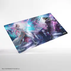 Magic: The Gathering | Reality Fracture Shiny Playmat - Liliana, Devoted Healer/Liliana, Callous Necromancer box