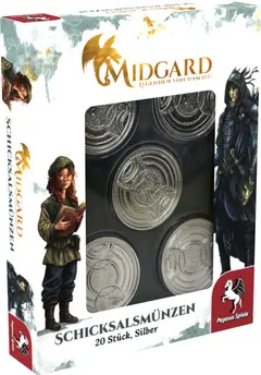 Midgard - Legenden von Damatu: Schicksalsmünzen (20er Set, silber) box