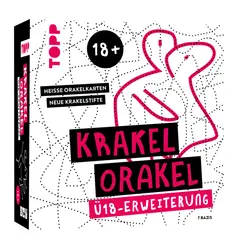 Krakel-Orakel Ü18-Erweiterung – Heiße Orakelkarten, neue Krakelstifte box