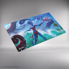 Magic: The Gathering | Reality Fracture Double-sided Playmat - Kiora of Salt and Sand/Kiora of Fire and Ashes box