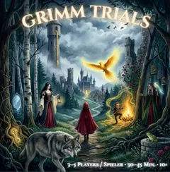 Grimm Trials – Strategic Trick-Taking Game in the World of Grimm box