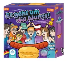 Bratwurstspiel "Es geht um die Wurst" - Party Edition box