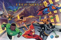 Legendary: A DC Deck Building Game box