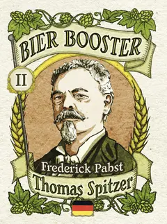 Bier Booster: Kartenset II „Frederick Pabst“ box