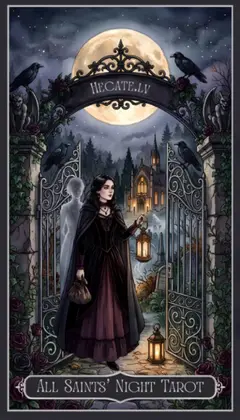 All Saints’ Night Tarot – Gothic 78-Card Tarot Deck box