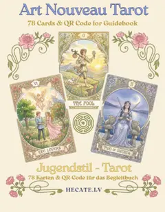 Art Nouveau Tarot – 78-Card Tarot Deck with Guidebook box